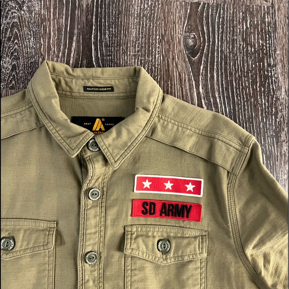 SUPERDRY Army Corps Long Sleeve Shirt